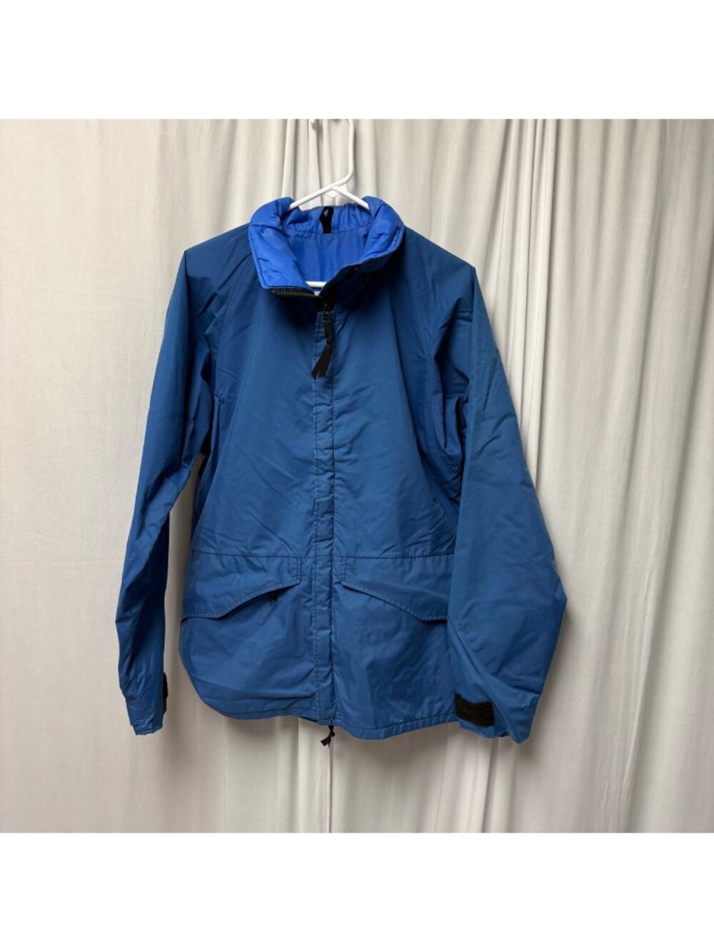 Marmot Mountain Works Gore-Tex Jacket Size Medium Waterproof Blue Raincoat VTG